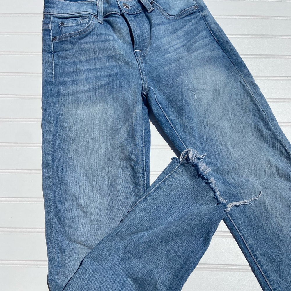 7FAMK Skinny Ankle Cut Jeans Sz:25 - Picture 4 of 9